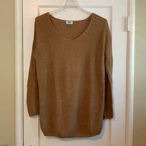 Brown knit sweater